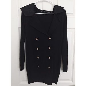 🔥LASTDAY🔥Black knit tunic with hood